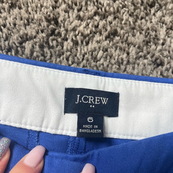 J. Crew Women’s Royal Blue Chino Shorts 3.5 Inch Size 6 - Picture 3 of 3